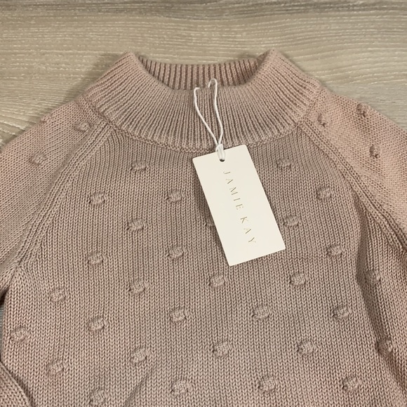 Jamie Kay Dotty Knit Rosebud Size 1 YR - Picture 3 of 4
